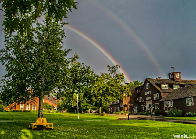 Rainbows over High Mowing Waldorf School Campus