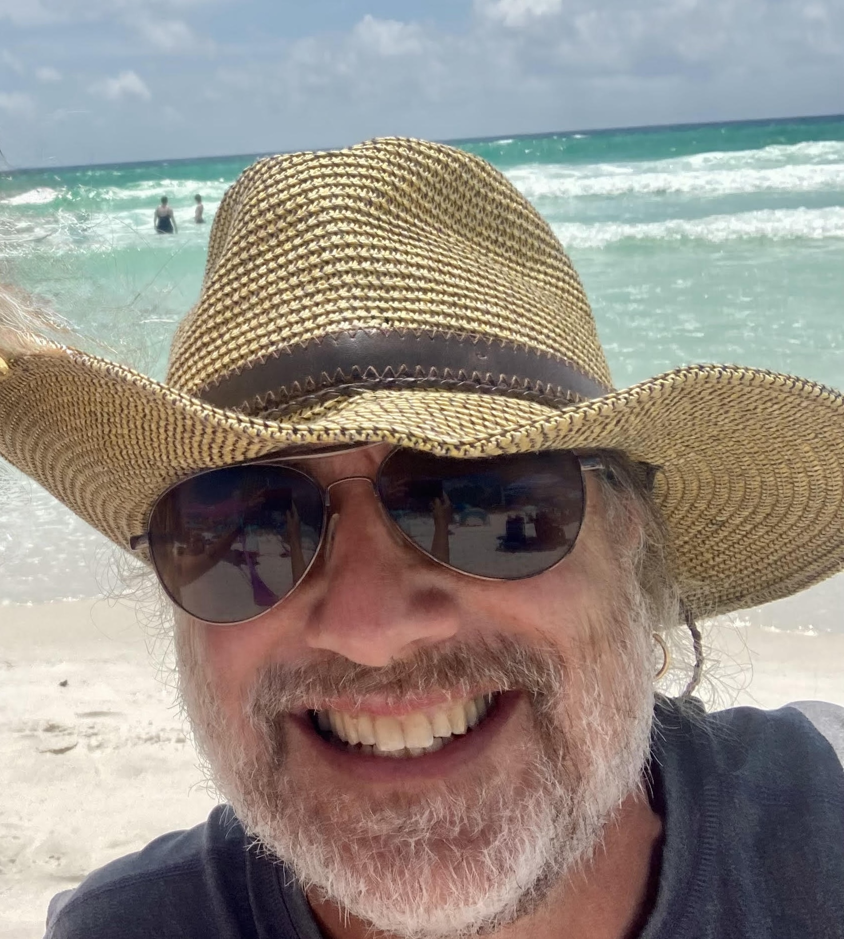 David Barham at the beach